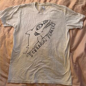 Screaming Females Shark Band Tee